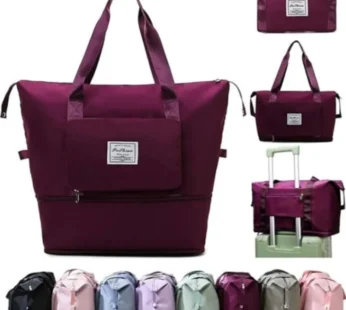 Oxford Fabric Large Capacity Travel Bag – Foldable & Expandable Waterproof Duffel Bag for Travel, Gym, Overnight & Weekend Trips