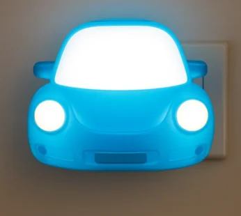 Car Shape LED Night Lamp – Cute Soft Glow Night Light for Kids’ Bedroom, Nursery & Home Décor (Random Colors-Pack of 1 Pc)