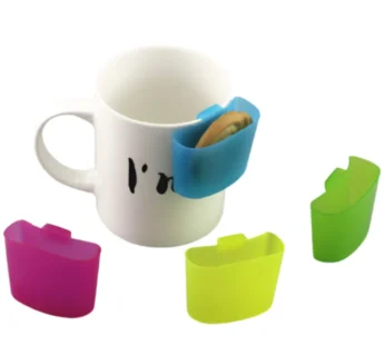 Hook-On Tea Bag Holder (Set of 4 Pcs) – Drip-Free Cup Hooks for Tea Bags