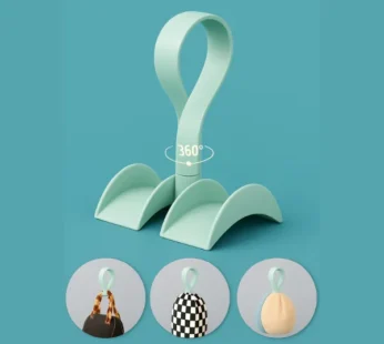 Rotating Bag Hanger – Space-Saving Storage Rack for Purses, Totes & Backpacks (Random color-Pack of 1)