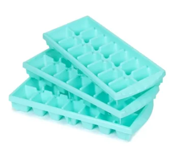 Ice Cube Tray – Durable Freezer-Safe Ice Moulds for Home, Bar & Daily Use (Pack of 2 Pcs)