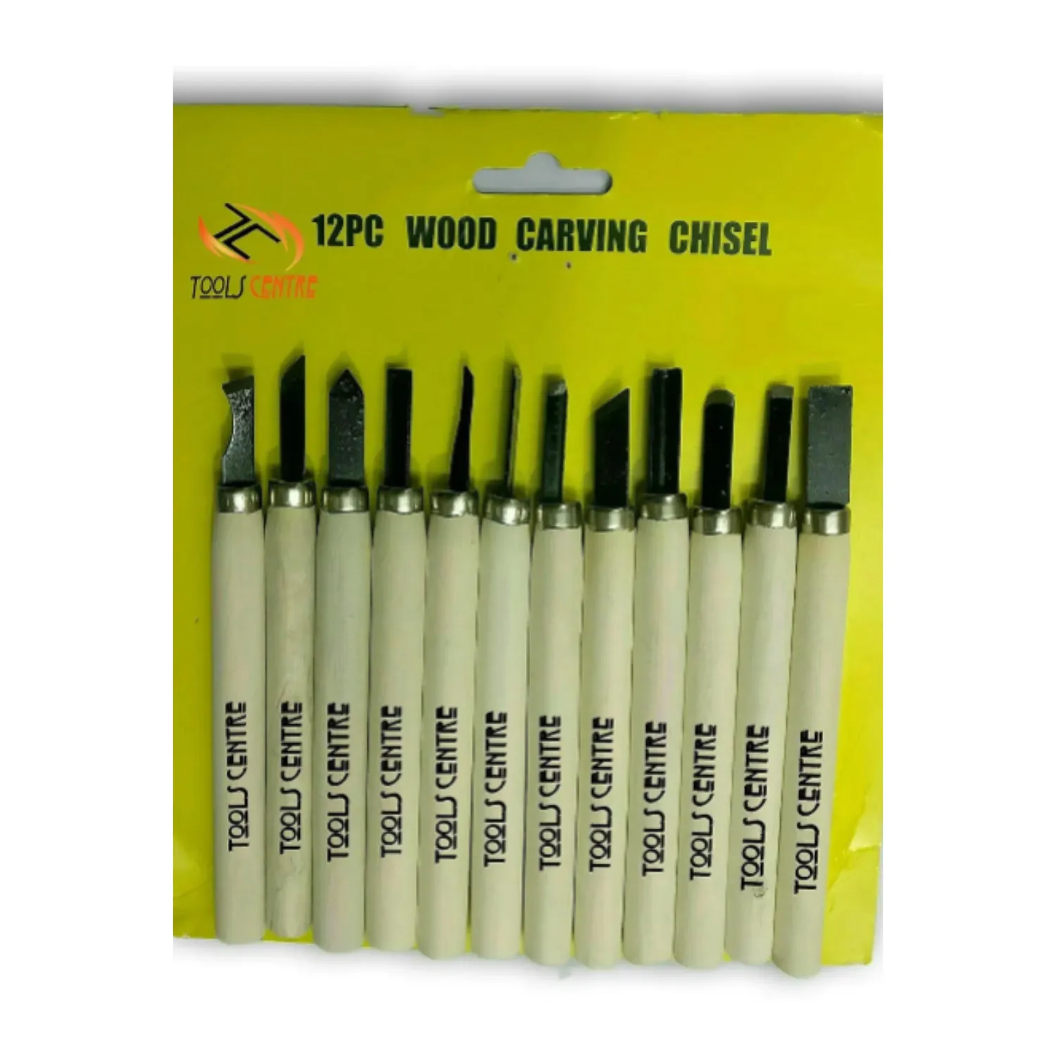 12 Pc Metal Wood Carving Chisel Set – Professional Carving, Engraving & Sculpting Tools for Woodworking, Clay Modelling & Craft Projects
