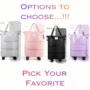 Premium Duffel Trolley Bag with Wheels – Expandable & Foldable Travel Luggage Bag (Lightweight & Durable) - Buy Online at Alikart