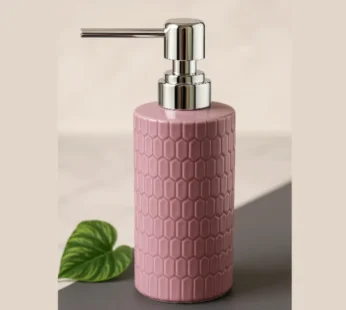 PurePress Ceramic Soap Dispenser – Stylish Refillable Pump Bottle for Bathroom & Kitchen