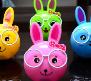 Rabbit Face LED Night Lamp – Cute Animal-Shaped Decorative Night Light for Kids Bedroom, Nursery & Living Room (Random color-Pack of 1)