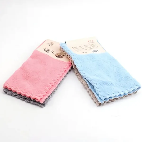 Cleaning Cloth Set of 2 Pcs – Soft, Absorbent & Multi-Purpose Household Towels