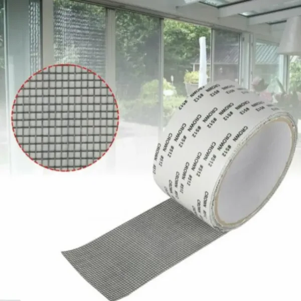 Self Adhesive Net Tape (2 Meter) – Glass Fiber Repair Mesh Tape for Wall Cracks, Holes & Drywall Fixing