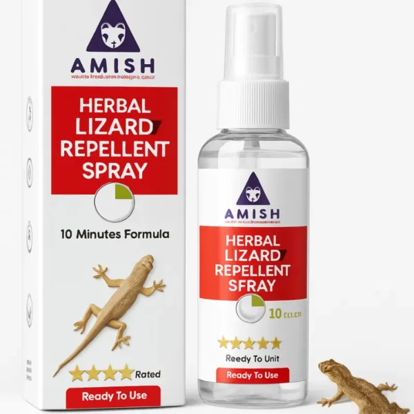 Herbal Lizard Repellent Spray – 100 ml (Pack of 1) | 10-Minute Formula | Removes Entire Lizard Colony