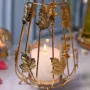 Premium VON CASA Glass Votive Holder with Metal Basket - Buy Online at Alikart