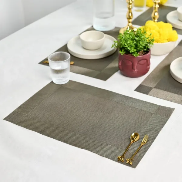VON CASA Green Placemat Set Of 6