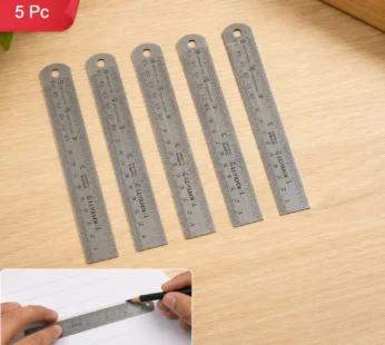 Stainless Steel Ruler Set – Durable Dual Scale Precision for All Tasks