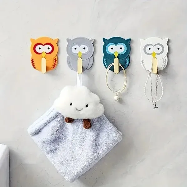 Premium Owl Sticky Wall Hook (Pack of 3 Pcs) - Buy Online at Alikart