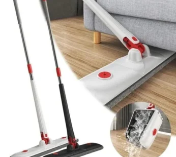 Microfiber Flat Mop, Home Hands Free Squeeze Mop, Bucket Less Mop Easy to Use Floor Cleaning Mop for Home, Office, Hotels, Hospitals