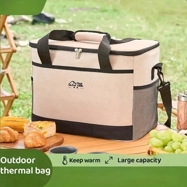 Premium 17L Large Capacity Picnic Bag, Meal Container Lunch Bag, Big Capacity Oxford Waterproof for Camping, BBQ, Outdoor Activities - Buy Online at Alikart