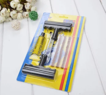 Emergency Car & Bike Puncture Repair Kit – Portable Tubeless Tire Fix Tool Set for Instant Repairs (Pack of 1)