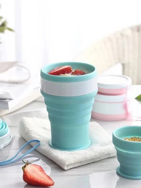 Silicone Folding Cup - Detailed Feature View 1