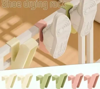 Portable Shoe Drying Rack – Foldable Hanging Shoe Drying Stand for Home & Travel (Random color-Pack of 6)