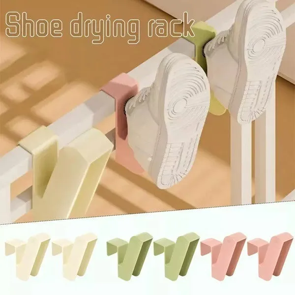 Premium Portable Shoe Drying Rack – Foldable Hanging Shoe Drying Stand for Home & Travel (Random color-Pack of 6) - Buy Online at Alikart