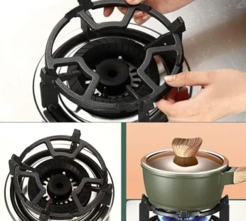 Gas Stove Support – Round Shape Cast Iron Gas Pan & Pot Stabilizer for Safe Cooking