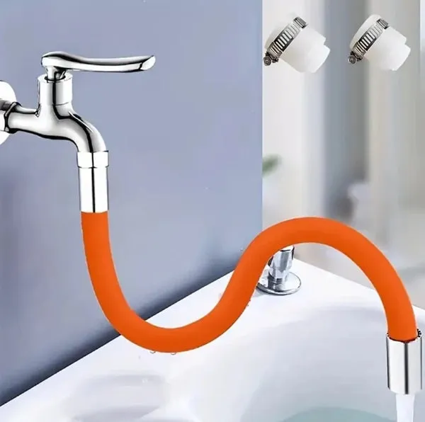 Faucet Extension Tube (45Cm), Universal Foaming Extension Tube 360°, Free Bending Faucet Lengthening Extender, Adjustable Sink Drain Extension,Tube