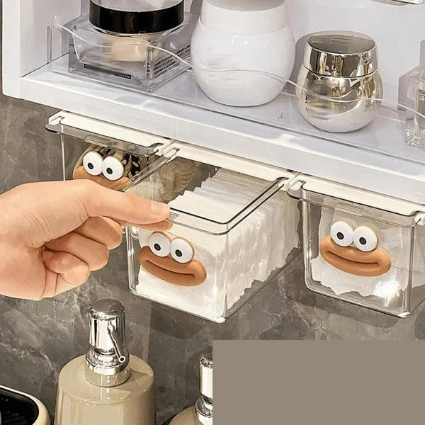 Premium Under Desk Storage Drawer, Self Adhesive Storage Drawer for Table Accessories - Buy Online at Alikart