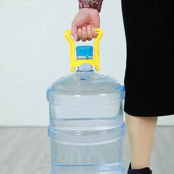 Heavy Duty 20L Water Can Lifter – Strong Plastic Handle for 20 Liter Water Bottle | Easy Carry Water Can Dispenser (Random Color-Pack of 1)