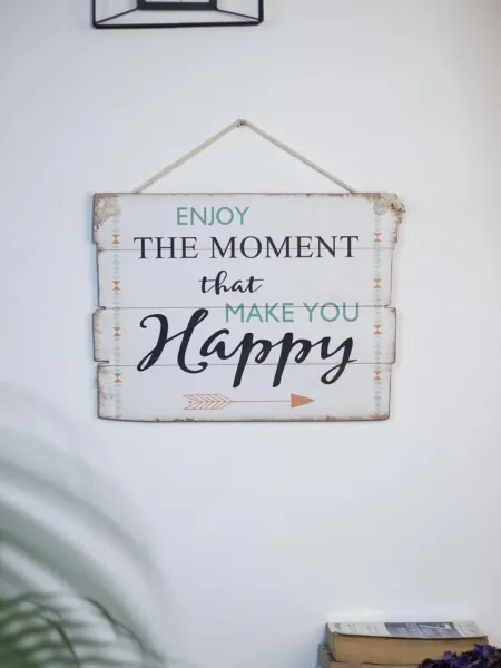 Wall Plaque, Wall Decor, White, MDF