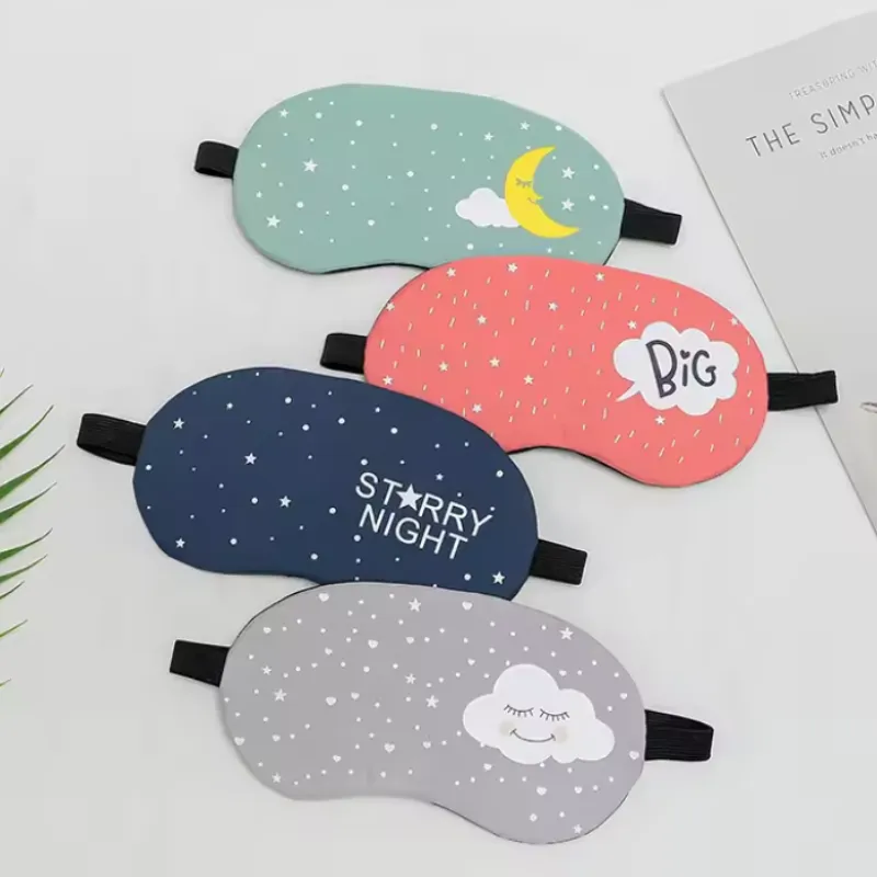 Premium Starry Night Eye Mask with Gel Ice Pack – Adjustable, Unscented & Travel-Friendly (Random color Print-Pack of 1) - Buy Online at Alikart