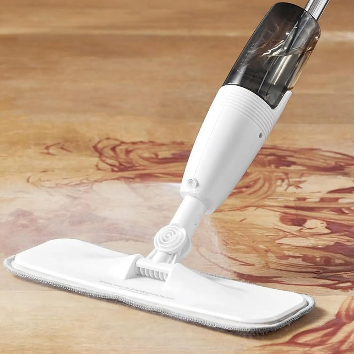 Multipurpose Spray Flat Mop – Easy Handle & Reusable Microfiber Pad - Detailed Feature View 2