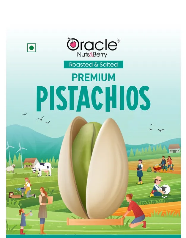 Roasted & Salted Pistachios – Crunchy Healthy Snack 250gm - Detailed Feature View 2