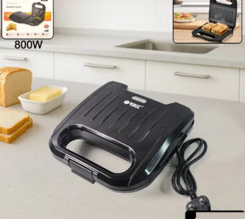 Sandwich Toaster – 800W Fast Toasting with Non-Stick Plates