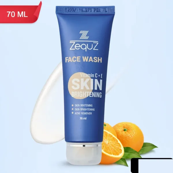 Vitamin C Brightening Face Wash – Gentle Glow & Oil Control