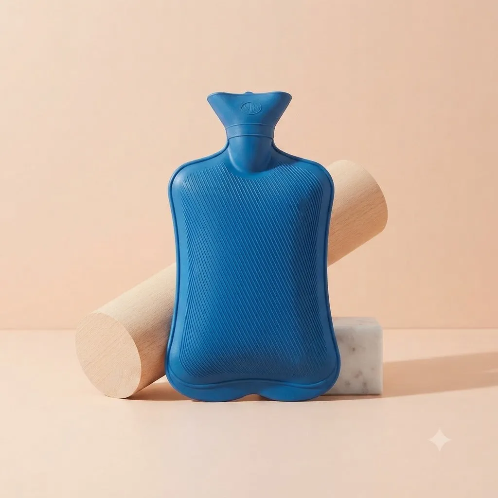 Premium 900ML Hot Water Bag – Non-Electric Rubber Heating Bottle for Pain Relief, Period Cramps & Body Aches (Random color-Pack of 1) - Buy Online at Alikart