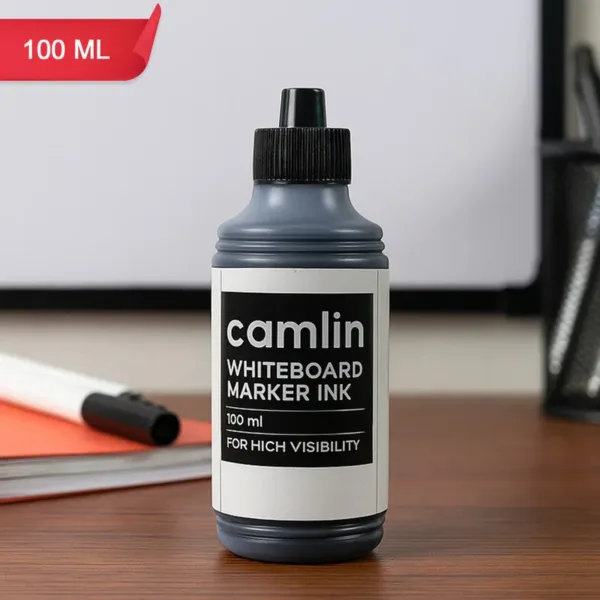 Whiteboard Marker Ink – 100 ml Black Refill for High Visibility