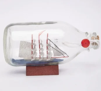 Wishing Bottle, Décor Piece, Red, Glass