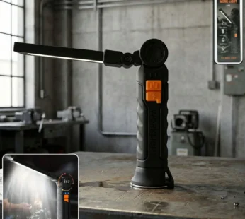Rechargeable LED Work Light – 360° Adjustable Head & Magnetic Base