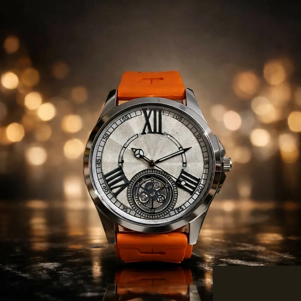 Premium Sporty Analog Wrist Watch – Stylish Design & Bold Strap - Buy Online at Alikart
