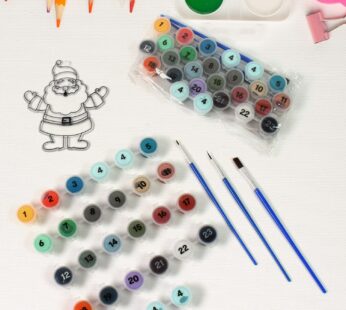 Adult Paint by Number Kit – 2 Set with 24 Colors | Craftily