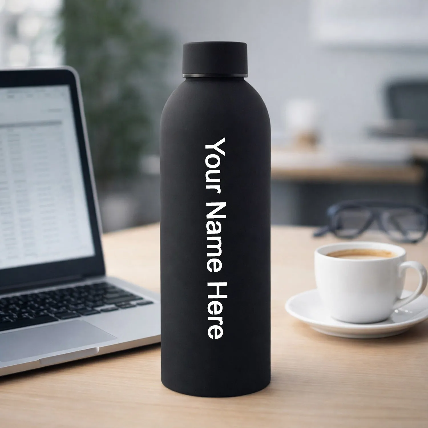 Premium Stainless Steel Vacuum-Insulated Water Bottle – Keeps Drinks Hot & Cold - Buy Online at Alikart
