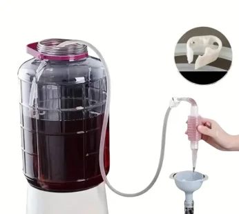 Food Grade Dispenser Pump with Silicone Tube – Anti-Clogging Liquor & Liquid Pump, Fish Tank Water Replacement Device with Filter