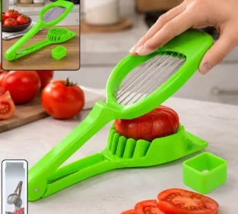 Tomato and Strawberry Slicer, 7 Steel Blade Fruit and Vegetable Cutter (1 Pc)