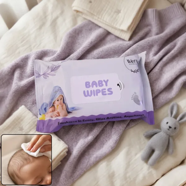 Travel Fresh Baby Wet Wipes – Gentle & Portable for Sensitive Skin