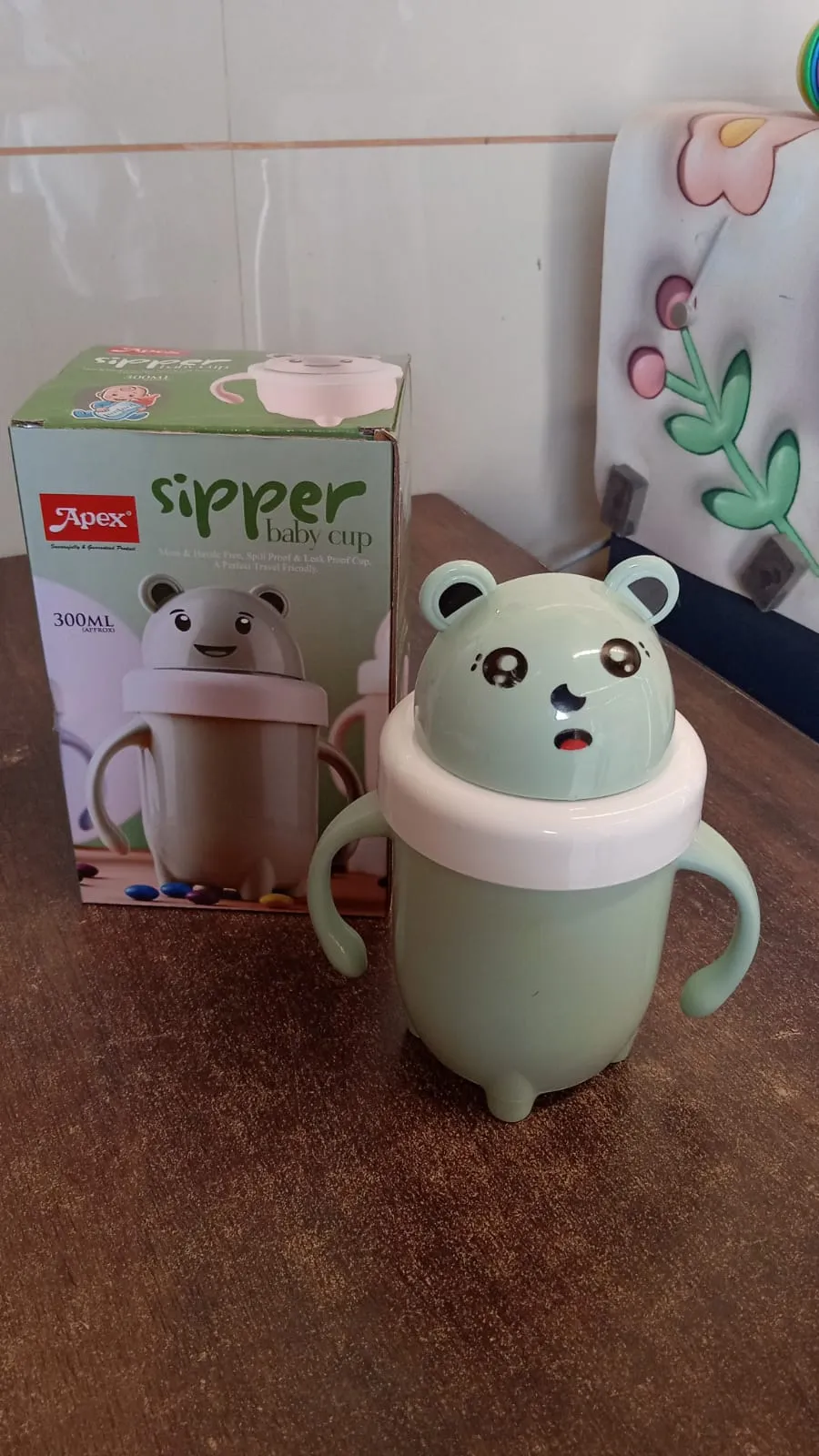 Sipper Baby Training Cup – Leak & Spill Proof 300ML Handle Design - Detailed Feature View 6