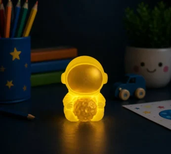 Astronaut Moon LED Night Lamp for Kids Room & Bedroom Decor