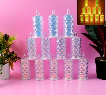 Smokeless LED Candles – Safe Flameless Set of 12 for Home Decor