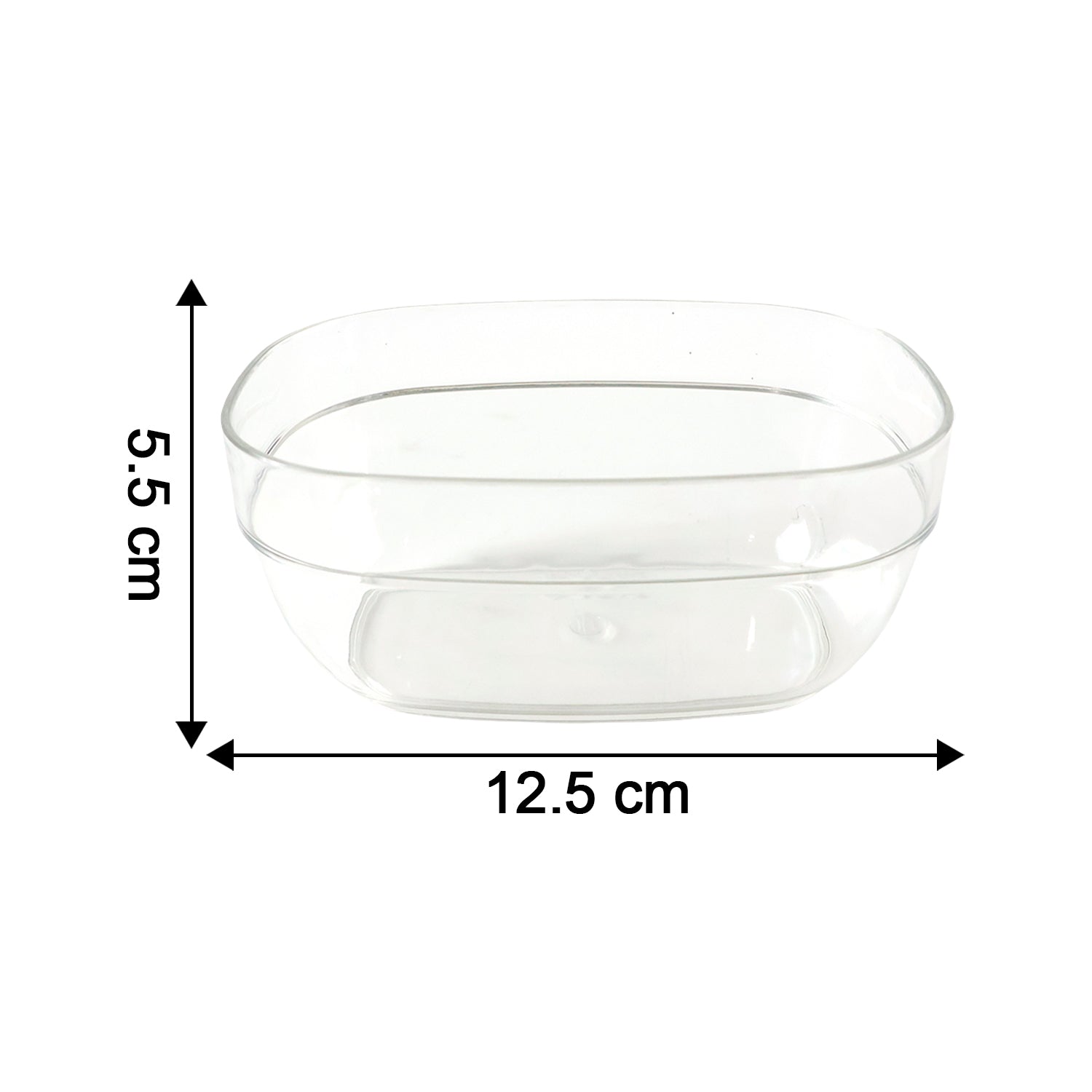 Clear Oval Serving Bowls Set – 6-Piece Multipurpose Kitchen Essential - Detailed Feature View 4