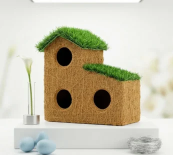 EcoCoir 3-Hole Bird House – Natural & Eco-Friendly Nesting Solution