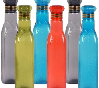 Premium Plastic Diamond Grip Water Bottle – 1 Ltr , Durable & Leakproof (Pack of 1 )