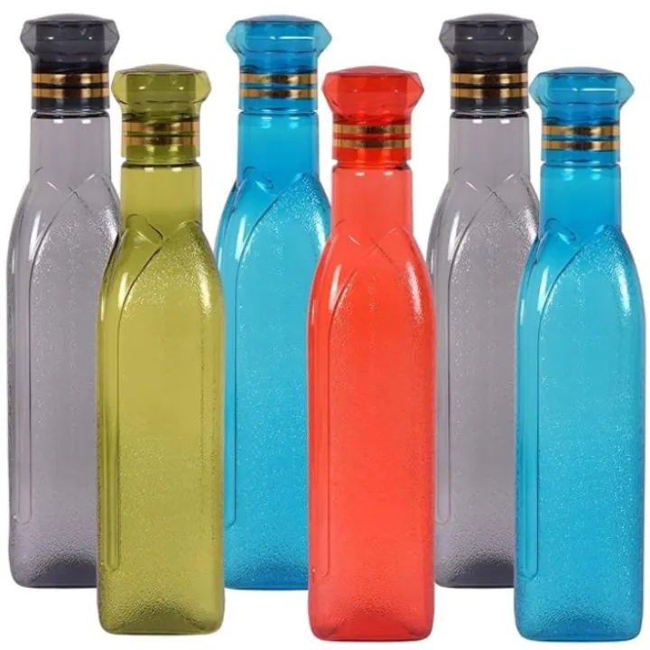 Premium Premium Plastic Diamond Grip Water Bottle - 1 Ltr , Durable & Leakproof (Pack of 1 ) - Buy Online at Alikart