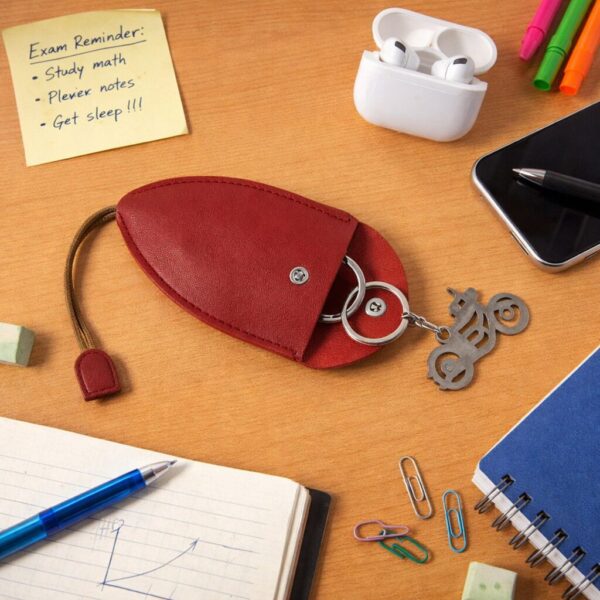 Compact Keyholder Pouch – Stylish Secure Key Organizer with Snap Button